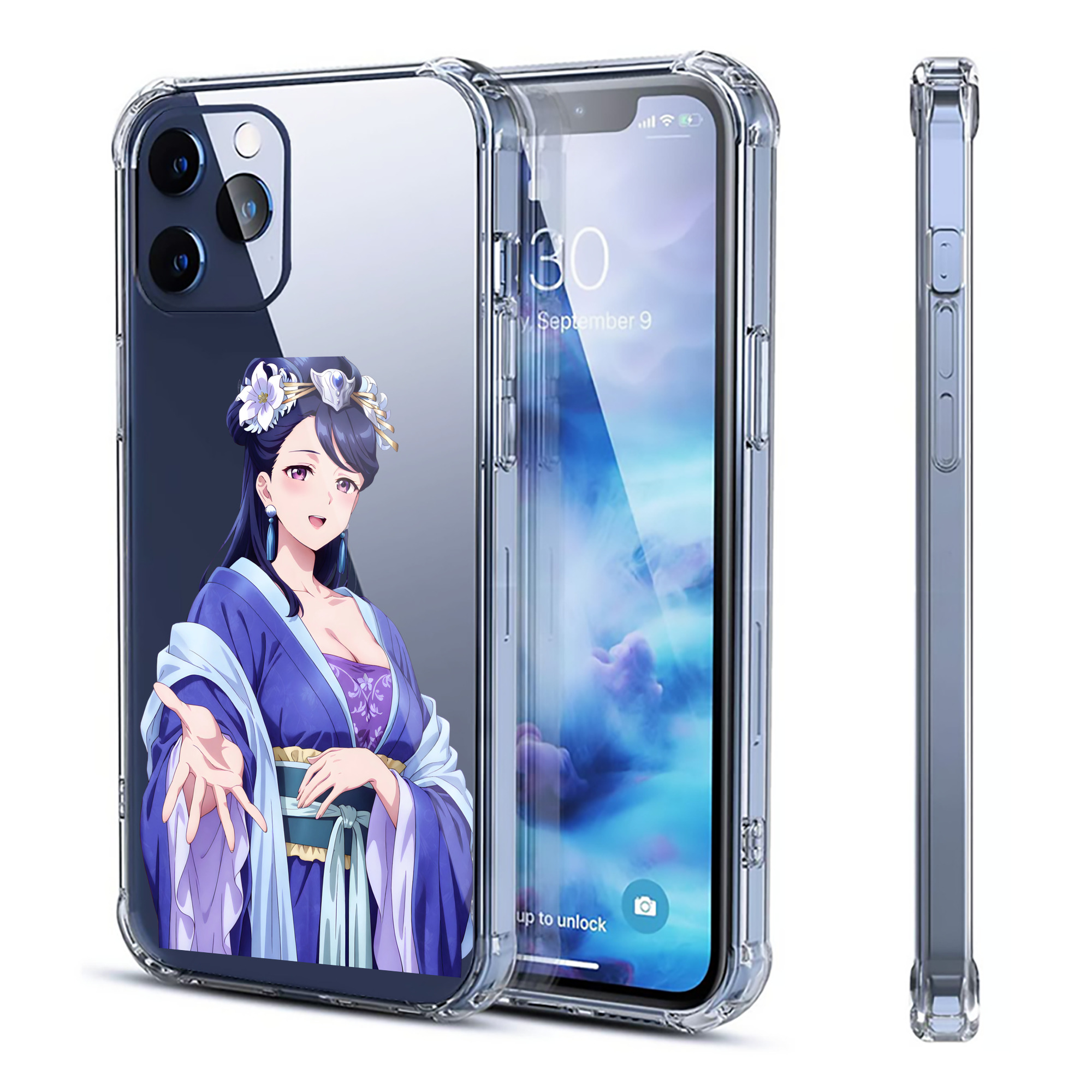 （画像用） 薬屋のひとりごと The Apothecary Diaries 【iPhone 12シリーズ対応】透明スマホケース（クリアソフトケース）